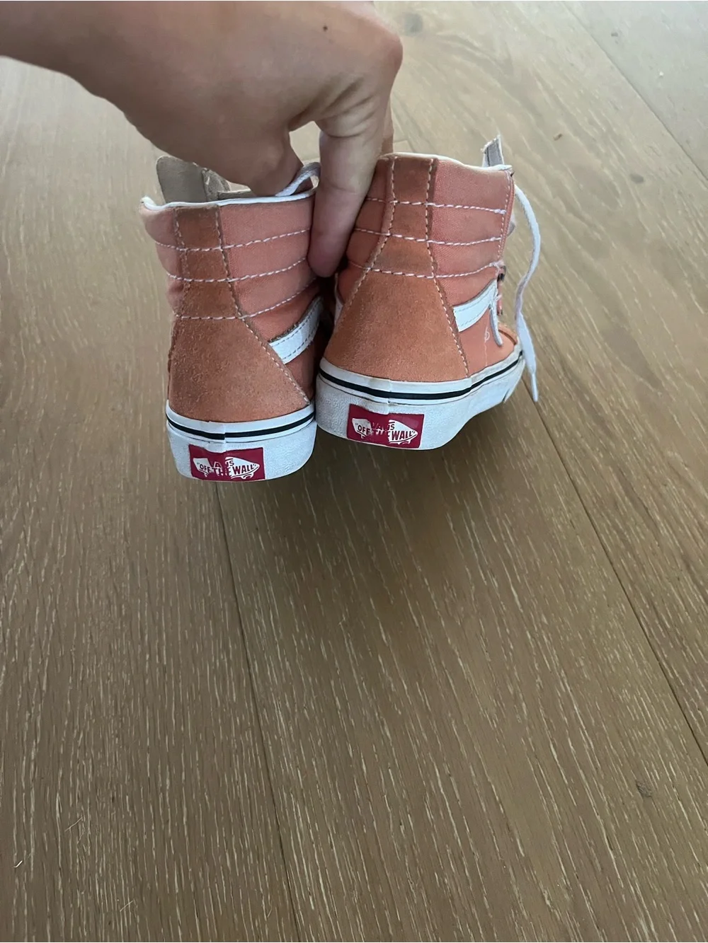 Vans Kids High-Top Sneakers in Coral